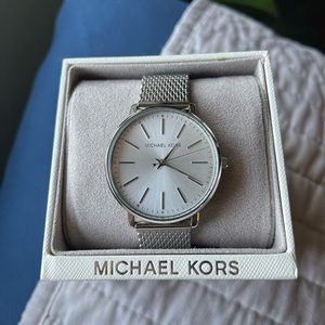 Michael Kors Women's Pyper Three-Hand Steel Watch